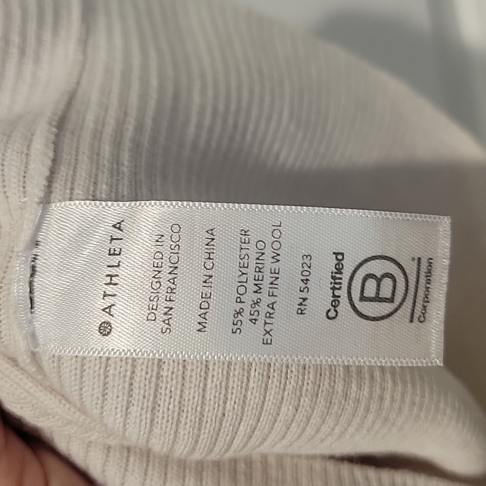Athleta Brookshire Colorblock Sweater, Size XS - Picture 7 of 9